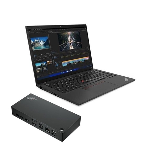 Lenovo ThinkPad T14 Gen3, 21CF0030SC+dock, 14" WUXGA, AMD Ryzen 7 PRO 6850U, 16GB, 512GB SSD, W11P, AMD Radeon 680M Graphics
